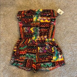Size Large colorful Romper